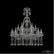 Подвесная люстра Bohemia Ivele Crystal 1413/12+6/300/XL-96/2d Ni