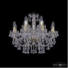 Подвесная люстра Bohemia Ivele Crystal 1409/8+4/195 G