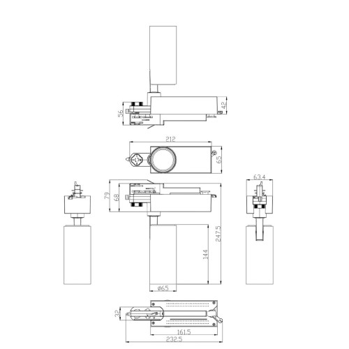 Трековый светильник ЭРА SТR-30-36-40K-W20 Б0049752