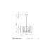 Подвесная люстра Lumina Deco Lorton LDP 1142-6 BK+MD