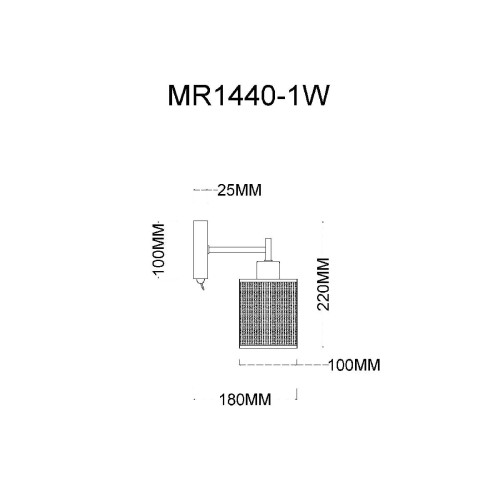 Бра MyFar Solo MR1440-1W