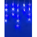 Светодиодная гирлянда (UL-00001410) Uniel занавес 220V белый ULD-E5505-196/DTK WHITE-BLUE IP20 STARS-1