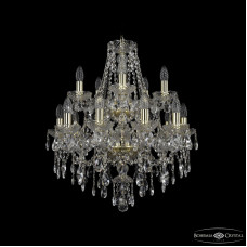 Подвесная люстра Bohemia Ivele Crystal 1415/10+5/200/2d G