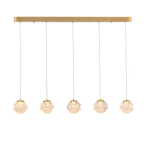 Подвесной светильник Delight Collection MD25030003-5B gold/clear Подвесной светильник Delight Collection MD25030003-5B gold/clear