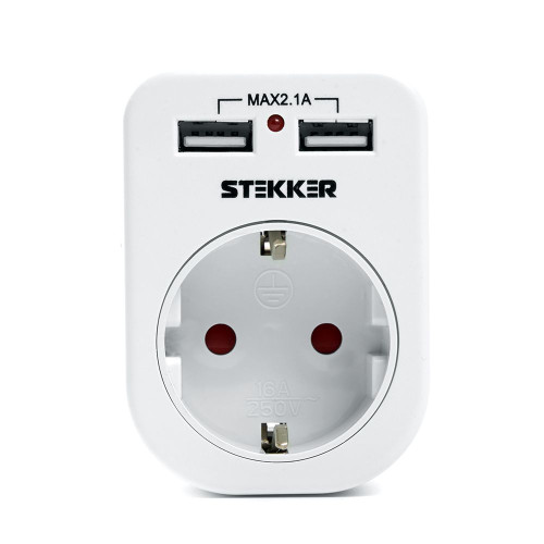 Переходник сетевой Stekker ADP16-24-20 39626