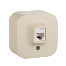 Розетка компьютерная RJ45 Legrand Quteo 782254