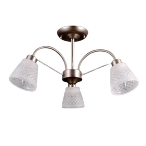 Люстра на штанге Elvan LU-38460/3-E14-Si+Wh