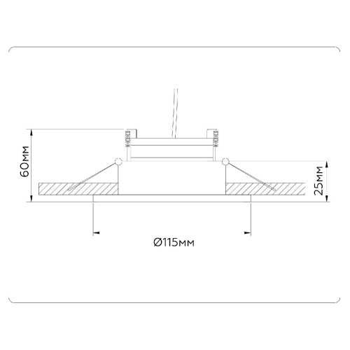 Встраиваемый светильник Ambrella Light GX Standard Tech Techno Spot TN52335