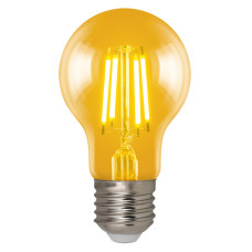 Лампа светодиодная филаментная (UL-00002355) Uniel E27 6W 2250K прозрачная LED-A60-6W/GOLDEN/E27 GLV21GO