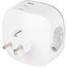 Разветвитель электрический ЭРА SP-3e-3USBAC-W на 3 розетки + 3 USB A+C с заземлением со шторками 16А белый Б0069081