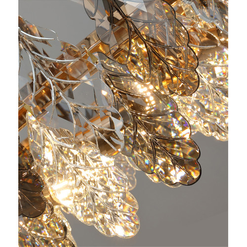 Подвесная люстра Delight Collection D8011P/R-1000 gold/smoky