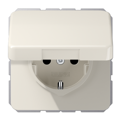 Розетка штепсельная Schuko Jung CD1520NBFKL