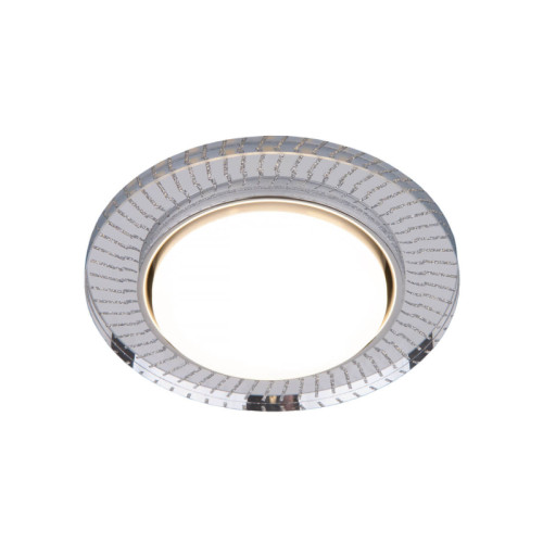 Встраиваемый светильник Elektrostandard 3033 GX53 CL/SL прозрачный/серебро 4690389142413 Встраиваемый светильник Elektrostandard 3033 GX53 CL/SL прозрачный/серебро 4690389142413