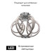 Потолочная люстра Elvan LU-6022/6-48W-WW-WhCh
