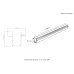 Шинопровод встраиваемый магнитный Crystal Lux Space CLT 0.123 02 L2000 BL