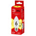 Лампа светодиодная Эра E27 6W 2700K ECO LED B35-6W-827-E27 Б0020620
