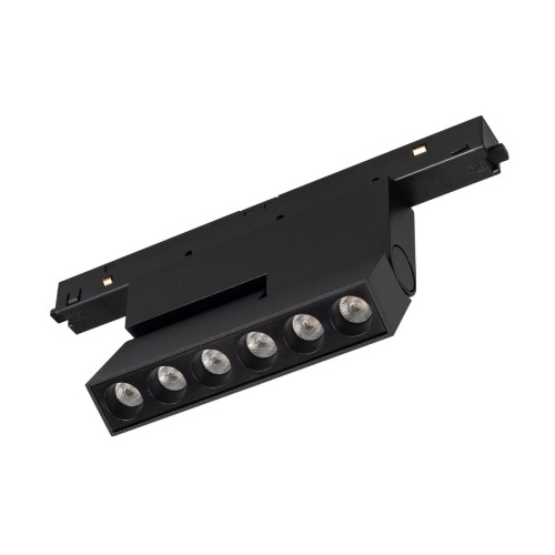 Трековый магнитный светильник Arlight MAG-ORIENT-DOTS-FOLD-S195-6W Warm3000 (BK, 30 deg, 48V) 042013