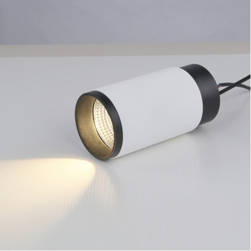 Накладной светильник iLedex Delta 1954-10W-3000K-36 BK+WH