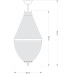 Подвесная люстра Kutek Arezzo ARE-PL-8 (N) 300