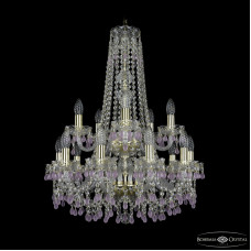 Подвесная люстра Bohemia Ivele Crystal 1410/10+5/195/h-74/2d G V7010