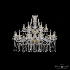 Подвесная люстра Bohemia Ivele Crystal 1413/12+6/360/2d G