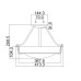 Потолочная люстра Elstead Lighting Hathaway HK-HATHAWAY-SFSB