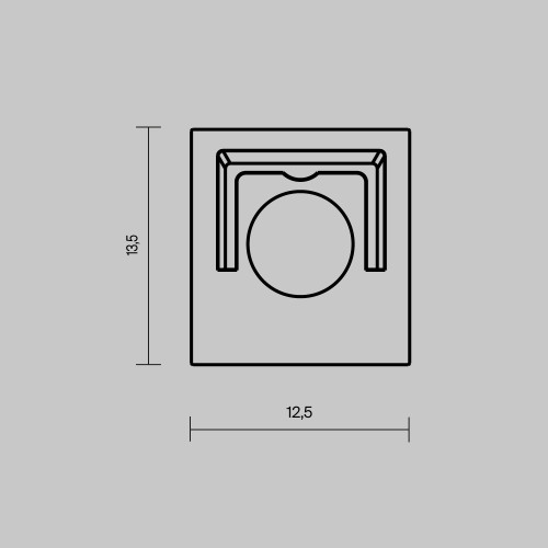 Комплект заглушек для профиля 5313 10шт Maytoni Led Strip ALM-5313-EC 642067