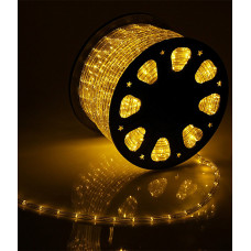 Дюралайт Laitcom (LTC) 220В 36 LED/м 2,4 Вт/м Желтый с мерцанием 100м IP65 F3-H2-220V-BL-Y