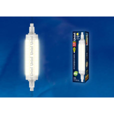 Лампа светодиодная (UL-00001555) Uniel R7s 12W 3000K прозрачная LED-J118-12W/WW/R7s/CL PLZ06WH