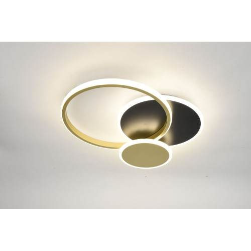 Потолочный светильник Эра Модерн City CLL-1-60 3K-6,5K RC BK+GD