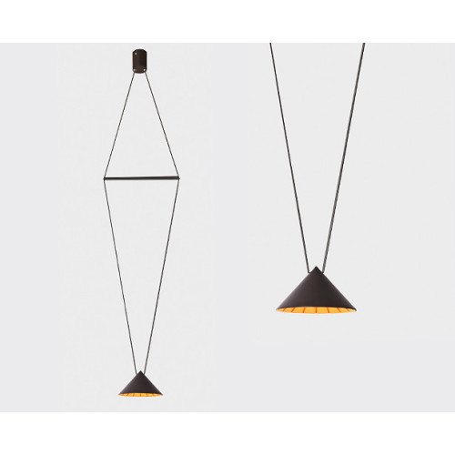 Подвесной светильник Italline IT03-1430 black/orange