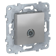 Розетка TV проходная Schneider Electric Unica New NU546330