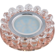 Встраиваемый светильник Fametto Luciole DLS-L102 GU5.3 CHROME/PEACH 10001