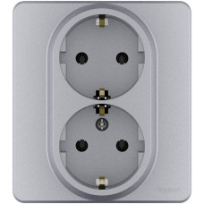 Розетка двойная с/з Legrand Inspiria 673752