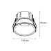 Встраиваемый влагозащищенный светильник Italline IT06-6032 white 3000K