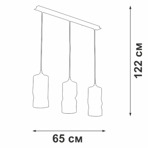 Подвесной светильник Vitaluce V4853-1/3S Подвесной светильник Vitaluce V4853-1/3S