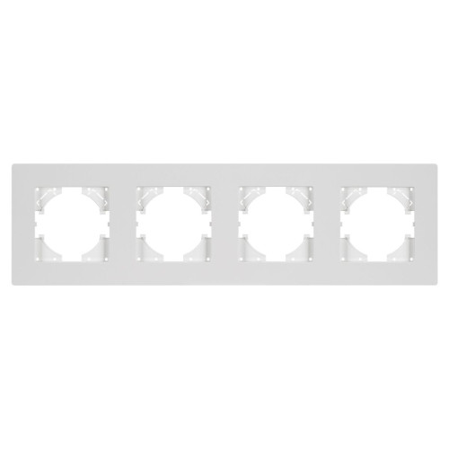 Рамка на 4 поста пластиковая Arlight FRM-PERIO-PL-4-WH 049758