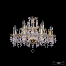 Подвесная люстра Bohemia Ivele Crystal 1410/8+4/195 G V0300
