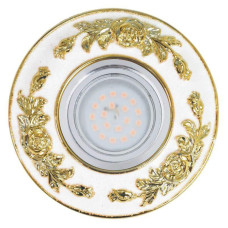Встраиваемый светильник Fametto Arno DLS-A105 GU5.3 Chrome/White+Gold