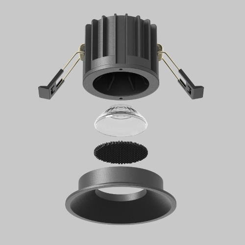 Встраиваемый светильник Maytoni Round DL058-12W-DTW-B