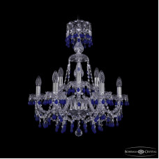 Подвесная люстра Bohemia Ivele Crystal 1410/6+3/195/XL-66 Ni V3001
