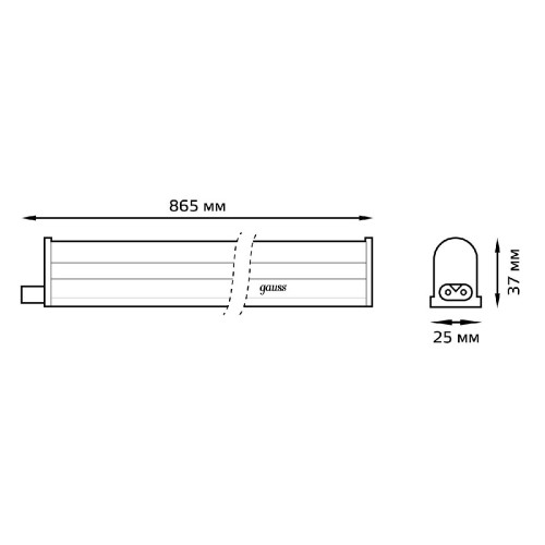 Настенный светильник Gauss Fito Led TL 130411912