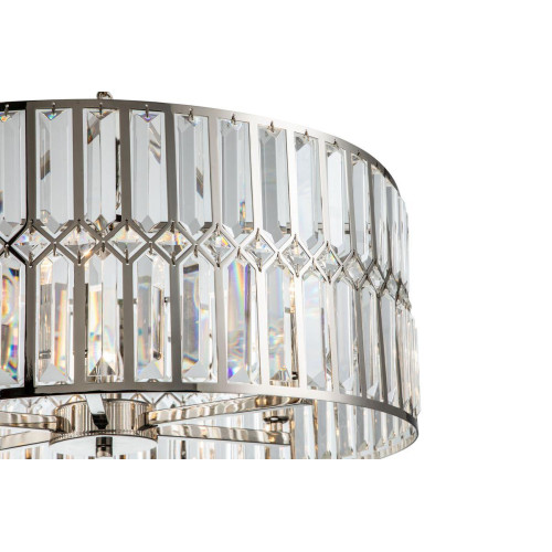 Подвесная люстра iLamp Triumph 6122-600 Nickel
