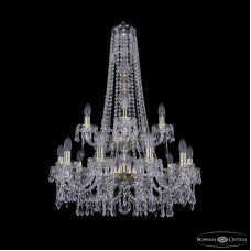 Подвесная люстра Bohemia Ivele Crystal 1403/10+5/240/h-92/2d G