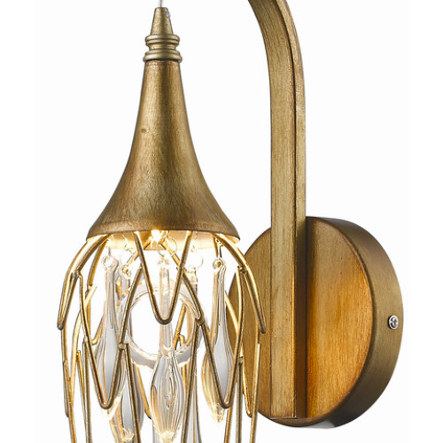 Подвесной светильник Delight Collection Goddess Tears P68009S-1G gold