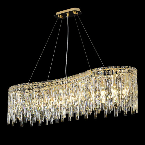 Подвесная люстра Crystal Lux ABRIL SP12 L1200 GOLD Подвесная люстра Crystal Lux ABRIL SP12 L1200 GOLD