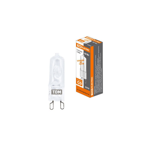 Лампа галогенная TDM Electric G9 60W 3000K матовая SQ0341-0059
