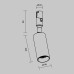 Трековый магнитный светильник Maytoni Focus Led TR201-1-10W3K-M-BBS