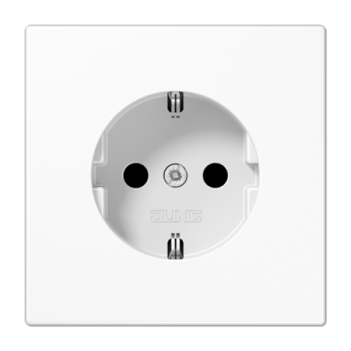 Розетка штепсельная Schuko Jung LS1520NWW