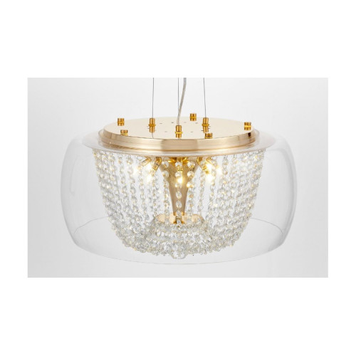 Подвесная люстра Lumina Deco Disposa LDP 7018-500 PR+F.GD